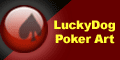 Lucky Dog Poker Art