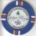Bluff Canyon Casino poker chip