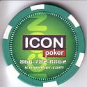 Icon poker chip