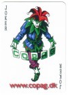 Joker playing card