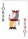 Joker playing card