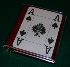 flip-up card box