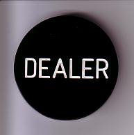 Black Dealer Button