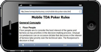 Mobile TDA image