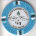 Bluff Canyon Casino poker chip