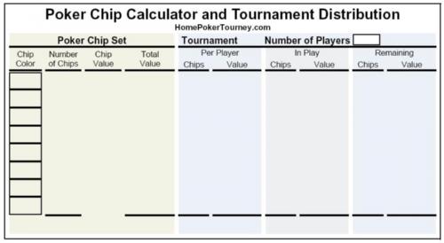 Poker Chip Calculator