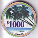 Coconut Tree poker chip image