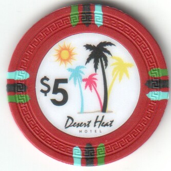 Desert Heat poker chip