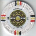 Gold Rush poker chip