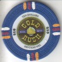 Gold Rush poker chip