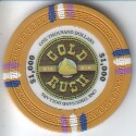 Gold Rush poker chip