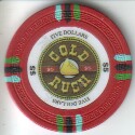 Gold Rush poker chip