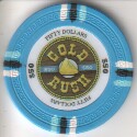 Gold Rush poker chip