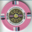 Gold Rush poker chip