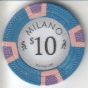 Milano poker chip