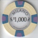 Milano poker chip