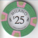 Milano poker chip