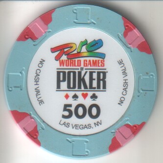 Pro World Games Of Poker poker chip