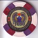 Pyramids poker chip