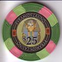 Pyramids poker chip