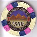 Pyramids poker chip