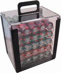 Birdcage poker chip case