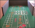 Craps table