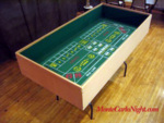 Craps table