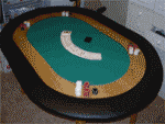 Visit David's poker table page Poker table