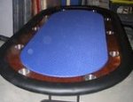 Visit Shawn's poker table album Poker table