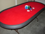 Visit Jeff's poker table site Poker table